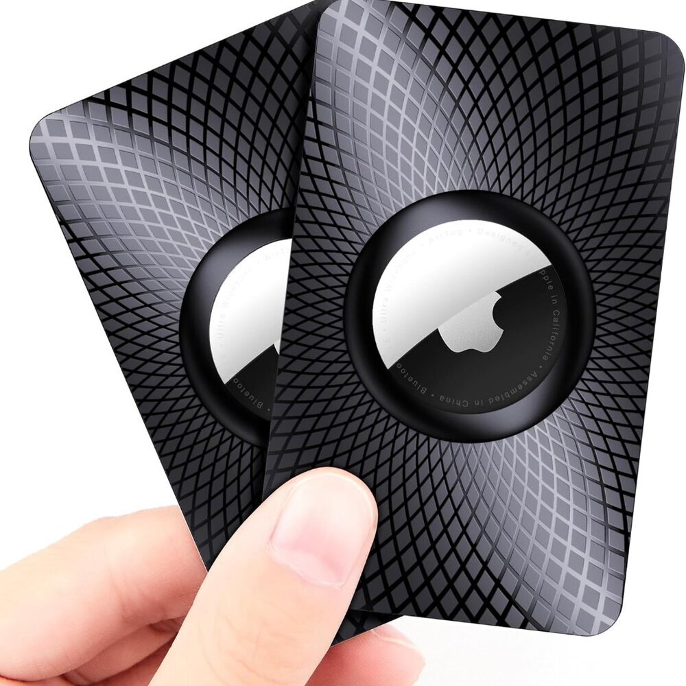 Compatible with Airtag Wallet Holder 2 Pack,Ultra Thin Card Case Compatible with